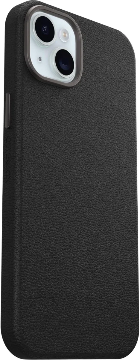OtterBox Symmetry Cactus Leer MagSafe Apple iPhone 15 Plus/14 Plus Hoesje Zwart afbeelding 3