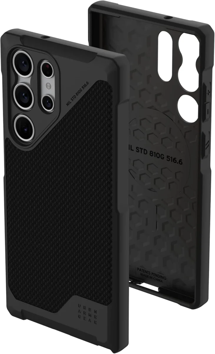 UAG Metropolis LT Samsung Galaxy S23 Ultra Hoesje MagSafe Kevlar Zwart afbeelding 1