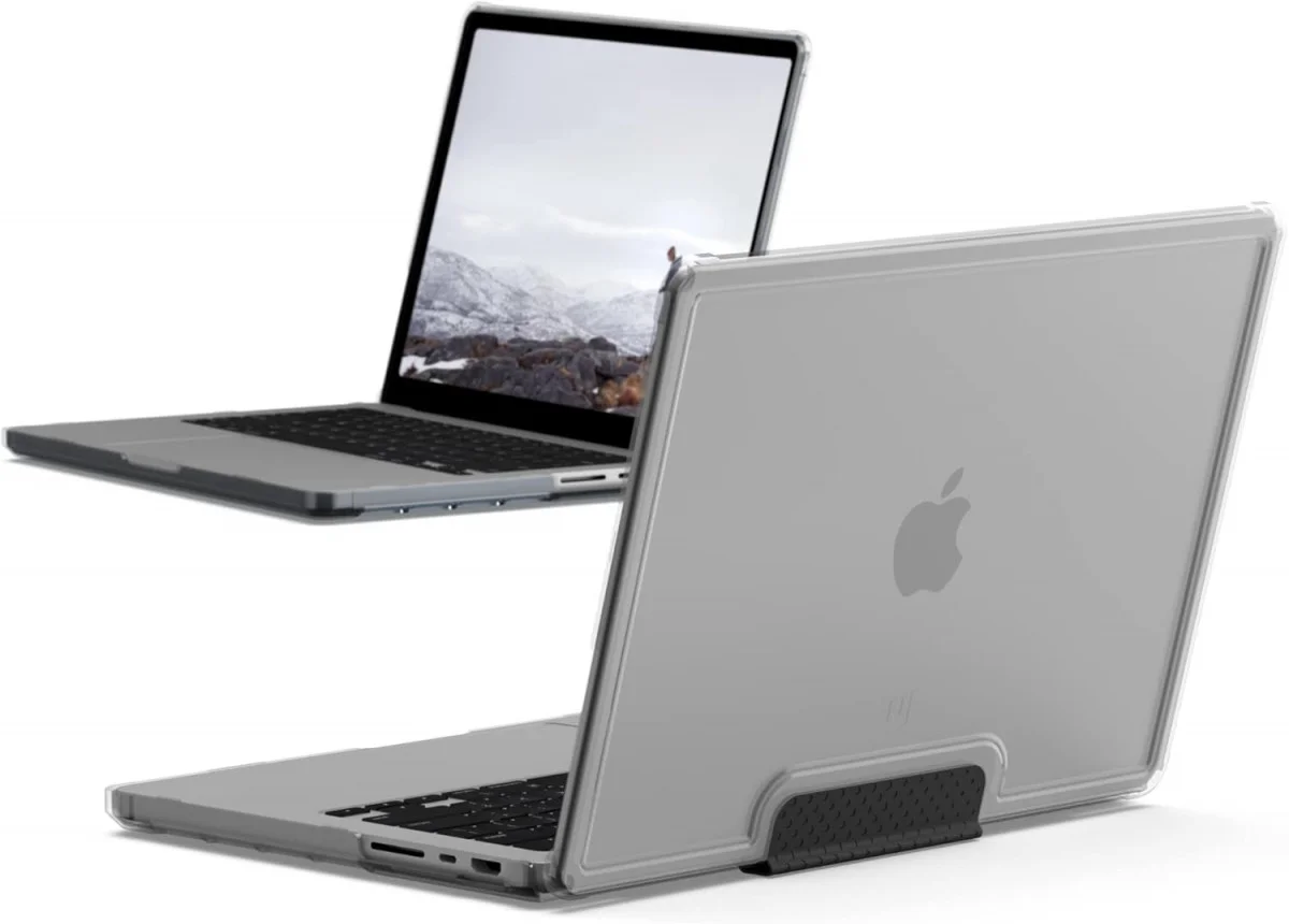 UAG [U] Lucent MacBook Pro 14 Inch M1/M2/M3 Max & Pro Hoes - 2023/2021 - Ice afbeelding 1