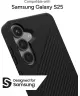 ZAGG Luxe Samsung Galaxy S25 Hoesje Back Cover 3M Valbescherming Zwart