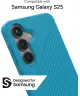 ZAGG Luxe Samsung Galaxy S25 Hoesje Back Cover 3M Valbescherming Blauw