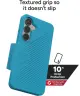 ZAGG Luxe Samsung Galaxy S25 Hoesje Back Cover 3M Valbescherming Blauw