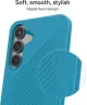 ZAGG Luxe Samsung Galaxy S25 Hoesje Back Cover 3M Valbescherming Blauw