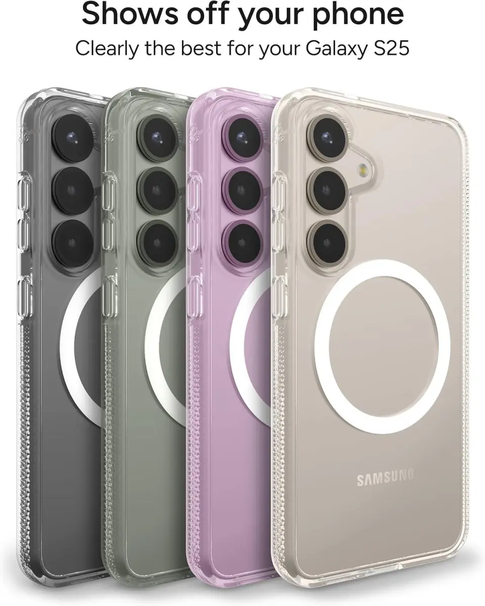 ZAGG Crystal Palace Snap Samsung Galaxy S25 Hoesje Magsafe DropProof Transparant afbeelding 7