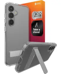 ZAGG Crystal Palace Kickstand Samsung Galaxy S25 Hoesje Transparant afbeelding