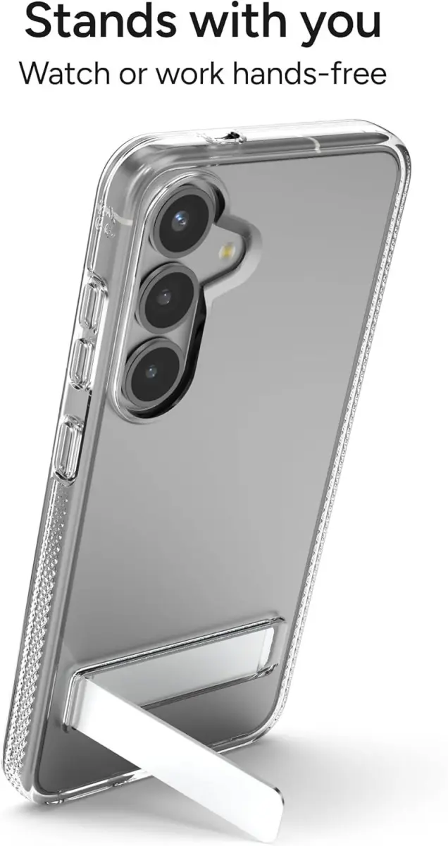 ZAGG Crystal Palace Kickstand Samsung Galaxy S25 Hoesje Transparant afbeelding 5