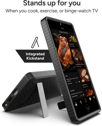 ZAGG Crystal Palace Kickstand Samsung Galaxy S25 Ultra Hoesje Transparant afbeelding 4