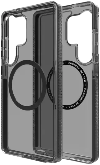 ZAGG Santa Cruz Snap Samsung Galaxy S25 Ultra Hoesje Magnetic Back Cover Zwart afbeelding 1