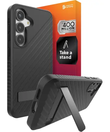 ZAGG Denali Kickstand Samsung Galaxy S25 Hoesje Back Cover Zwart Hoesjes