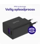 Buddi 30W GaN Mini Lightning Oplader Geschikt voor iPhone 2 Meter