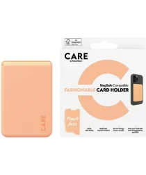 PanzerGlass CARE Fashionable Siliconen MagSafe Kaarthouder Peach