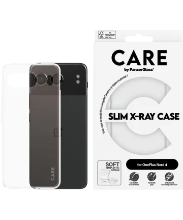 PanzerGlass CARE Slim X-Ray OnePlus Nord 4 Hoesje TPU Cover Transparant Hoesjes