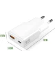 4smarts 20W GaN Mini Oplader USB-C Power Delivery + USB-A QC Wit