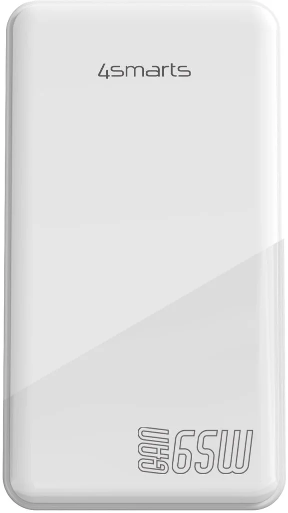 4Smarts FlatPlug 65W Power Delivery / Quick Charge USB-C / USB-A Adapter Wit afbeelding 2