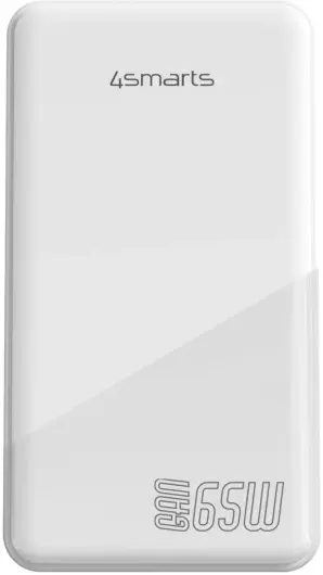 4Smarts FlatPlug 65W Power Delivery / Quick Charge USB-C / USB-A Adapter Wit afbeelding 2