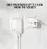 4Smarts FlatPlug 65W Power Delivery / Quick Charge USB-C / USB-A Adapter Wit afbeelding 8