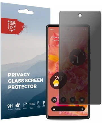 Rosso Google Pixel 6 9H Tempered Glass Screen Protector Privacy Screen Protectors