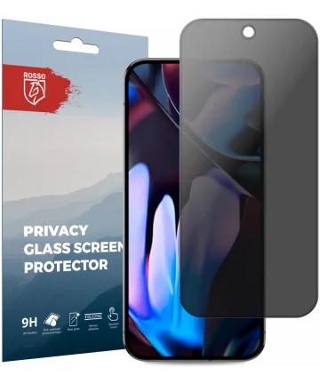 Rosso Google Pixel 9 Pro XL 9H Tempered Glass Screen Protector Privacy Screen Protectors