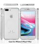 Apple iPhone 8 Plus / 7 Plus Hoesje Hard Back Cover met MagSafe Transparant