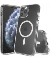 Apple iPhone 11 Pro Hoesje Hard Back Cover met MagSafe Transparant afbeelding