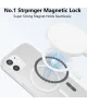 Apple iPhone 12 / 12 Pro Hoesje Hard Back Cover met MagSafe Transparant