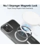 Apple iPhone 12 Pro Max Hoesje Hard Back Cover met MagSafe Transparant