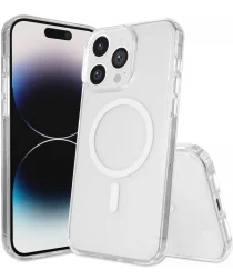 Apple iPhone 14 Pro Hoesje Hard Back Cover met MagSafe Transparant