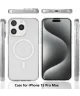 Apple iPhone 15 Pro Max Hoesje Hard Back Cover met MagSafe Transparant