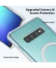 Samsung Galaxy S10 Hoesje Hard Back Cover met MagSafe Transparant