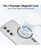 Samsung Galaxy S23 FE Hoesje Hard Back Cover met MagSafe Transparant