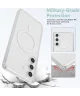 Samsung Galaxy S23 FE Hoesje Hard Back Cover met MagSafe Transparant