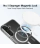 Samsung Galaxy S24 Hoesje Hard Back Cover met MagSafe Transparant