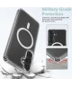 Samsung Galaxy S24 Hoesje Hard Back Cover met MagSafe Transparant