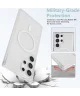 Samsung Galaxy S24 Ultra Hoesje Hard Back Cover met MagSafe Transparant