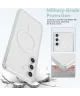 Samsung Galaxy S24 FE Hoesje Hard Back Cover met MagSafe Transparant