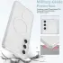 Samsung Galaxy S24 FE Hoesje Hard Back Cover met MagSafe Transparant afbeelding 4