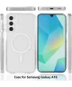 Samsung Galaxy A16 Hoesje Hard Back Cover met MagSafe Transparant