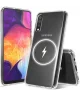 Samsung Galaxy A50 Hoesje Hard Back Cover met MagSafe Transparant