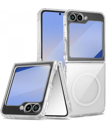 Samsung Galaxy Z Flip 6 Hoesje Hard Back Cover met MagSafe Transparant Hoesjes