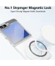 Samsung Galaxy Z Flip 6 Hoesje Hard Back Cover met MagSafe Transparant