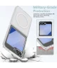 Samsung Galaxy Z Flip 6 Hoesje Hard Back Cover met MagSafe Transparant