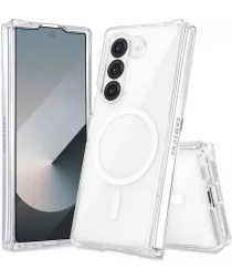 Samsung Galaxy Z Fold 6 Hoesje Hard Back Cover met MagSafe Transparant