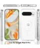 Google Pixel 9 / 9 Pro Hoesje Hard Back Cover met MagSafe Transparant