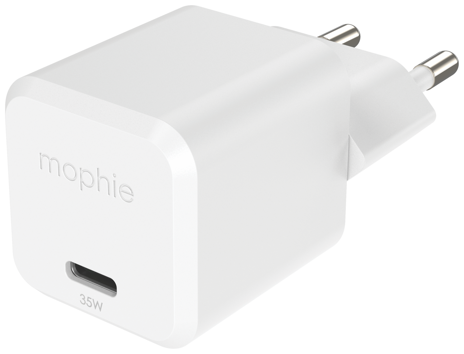 Mophie 35W Wall Adapter GaN Fast Charge USB-C Adapter Wit afbeelding 1