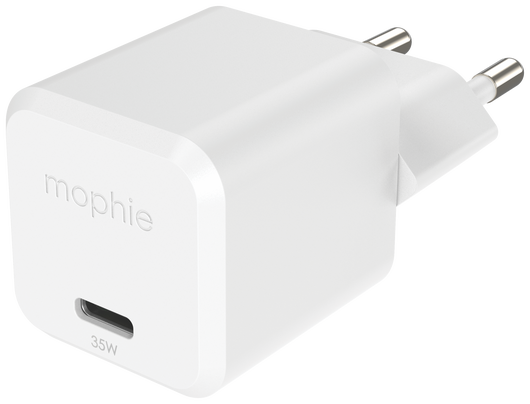 Mophie 35W Wall Adapter GaN Fast Charge USB-C Adapter Wit afbeelding 1