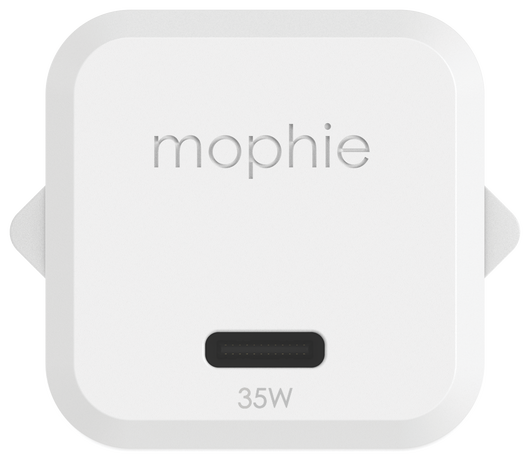 Mophie 35W Wall Adapter GaN Fast Charge USB-C Adapter Wit afbeelding 2