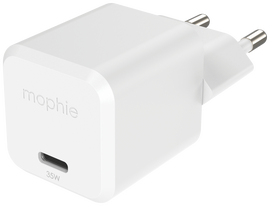 Mophie 35W Wall Adapter GaN Fast Charge USB-C Adapter Wit