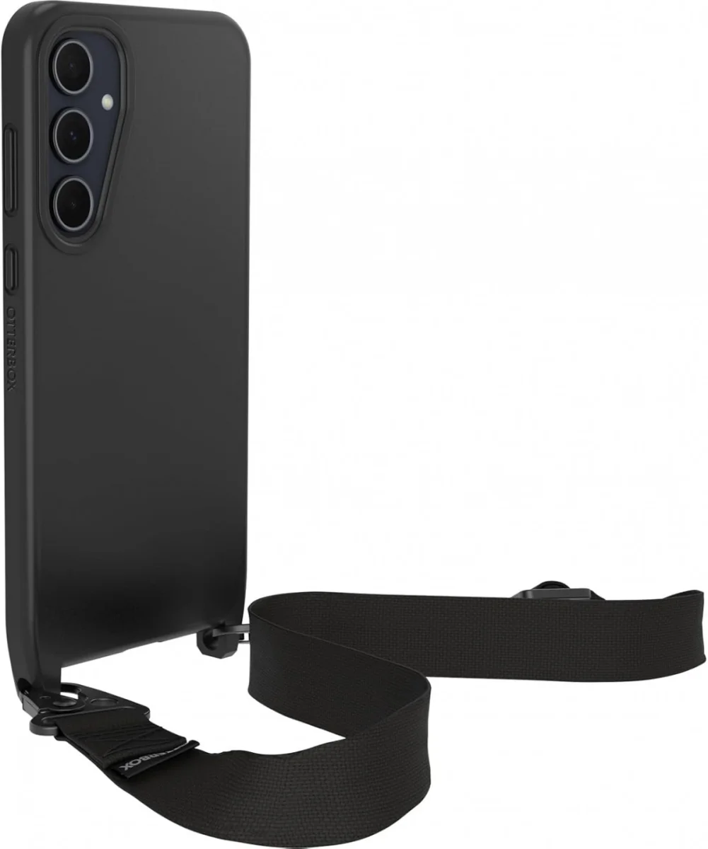 OtterBox React Lanyard Samsung Galaxy A35 Hoesje met Koord Zwart afbeelding 3