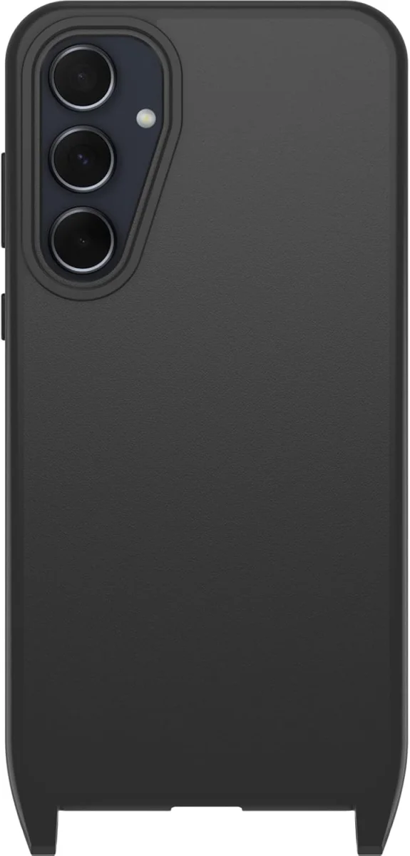 OtterBox React Lanyard Samsung Galaxy A35 Hoesje met Koord Zwart afbeelding 4