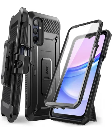 SUPCASE UB Pro Samsung Galaxy A16 Hoesje Full Protect Kickstand Zwart Hoesjes